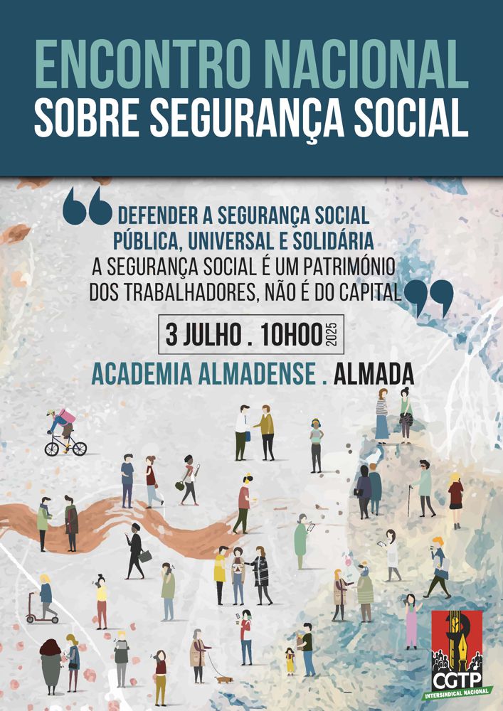 Cartaz Defesa Seguranca Social