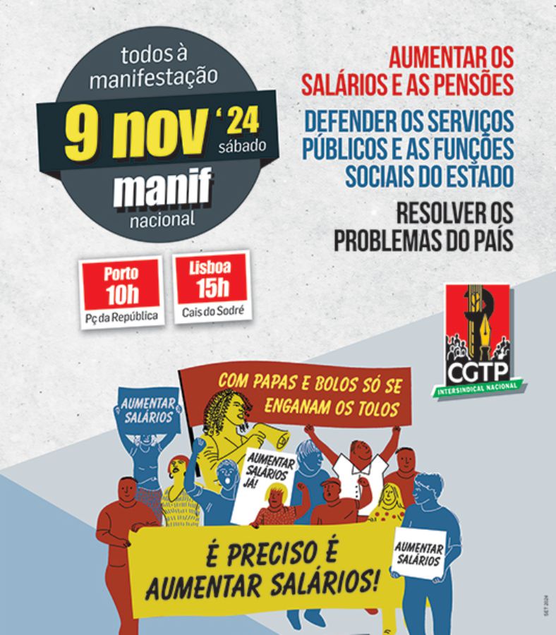 Manifestacao 9 de Novembro 2024