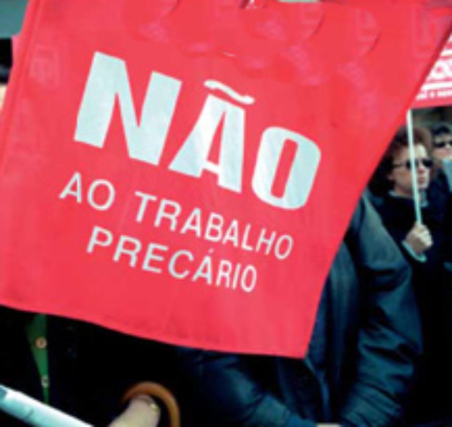 Não ao trabalho precário