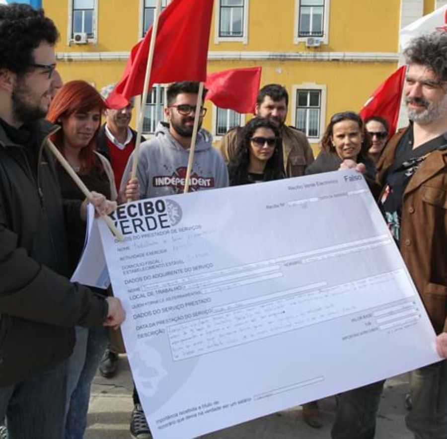 Luta contra os recibos verdes