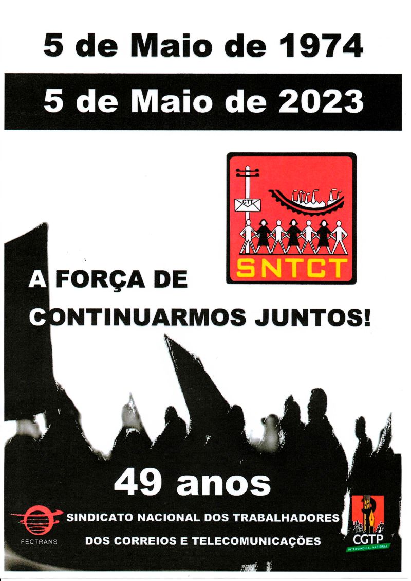 cartaz 49 aniversário SNTCT