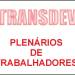 Plenário de trabalhadores na TRANSDEV